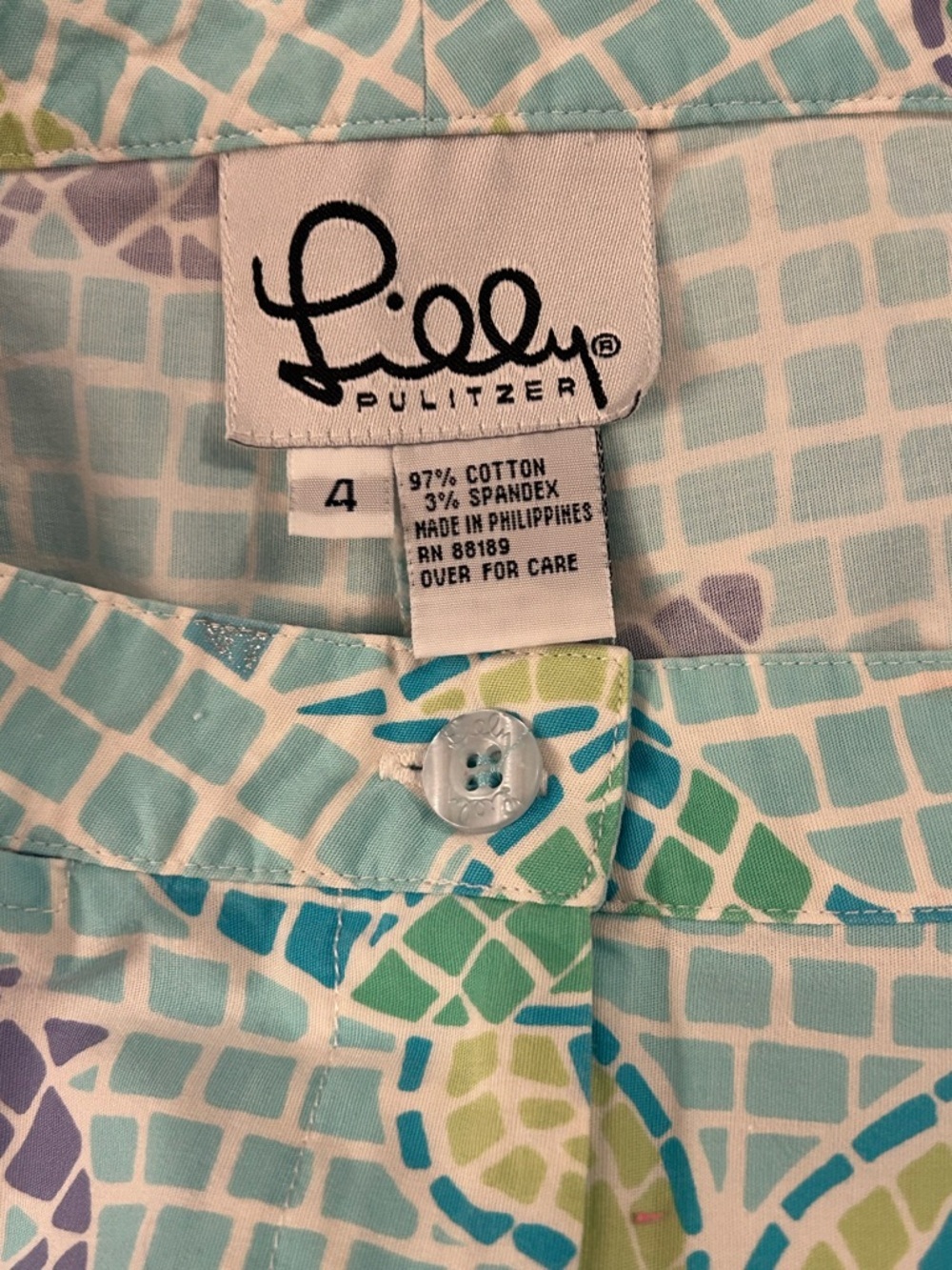 Lilly Pulitzer mosaic crop pants - Picture 9 of 10